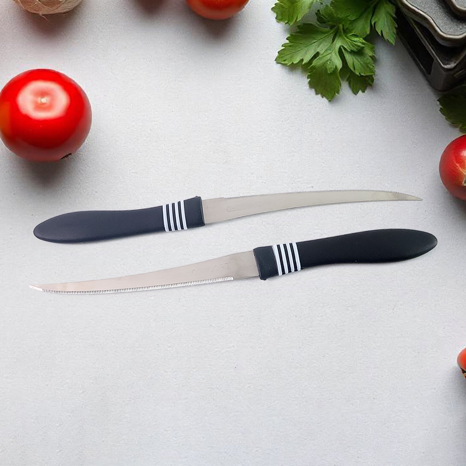 Sharp Line Serrated Stainless Knife Set Sharp Line Serrated Stainless Knife Set